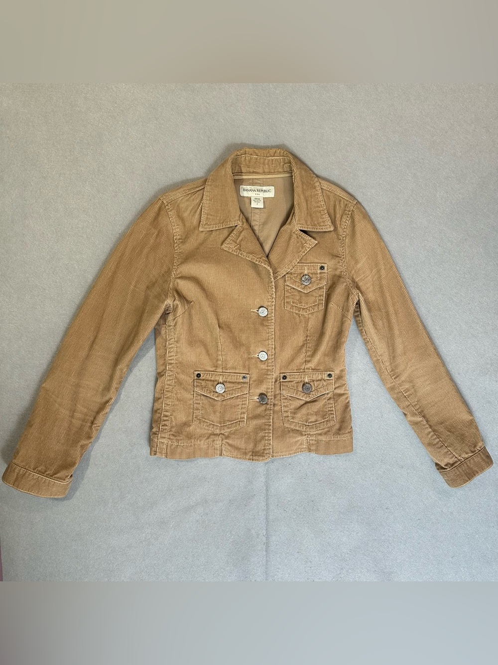 Banana Republic Women's Camel Corduroy Blazer Jacket